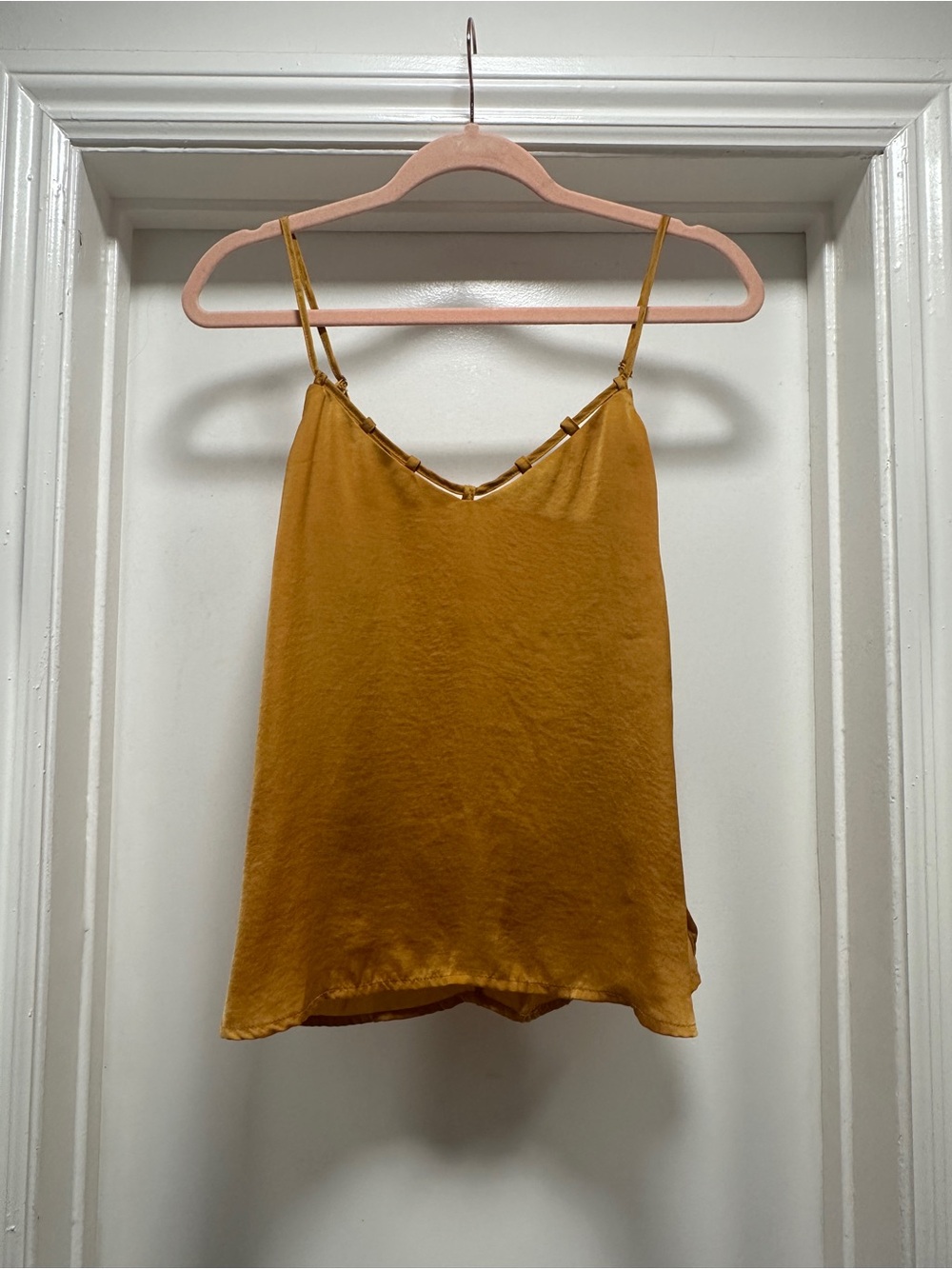 Forever 21 Mustard Cami with Adjustable Straps